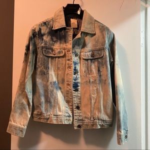 Vintage Acid Washed Denim Jacket